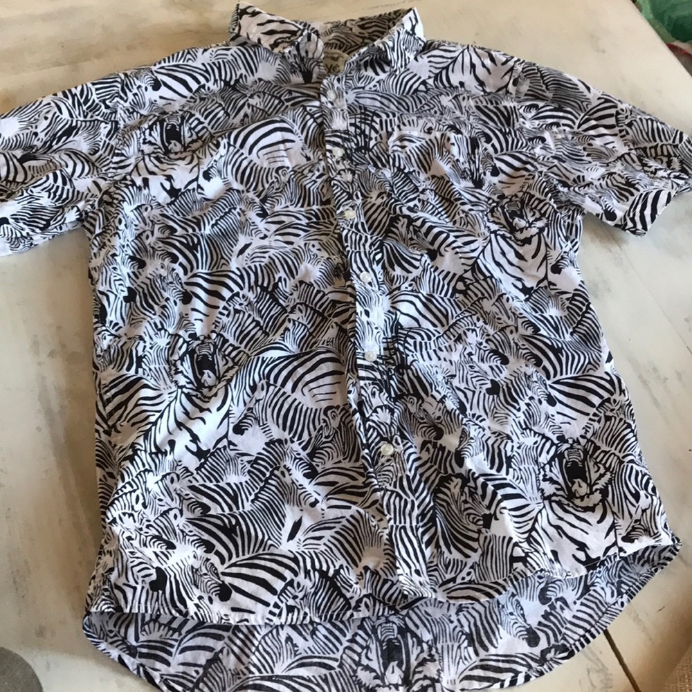 Crazy zebra tiger shirt